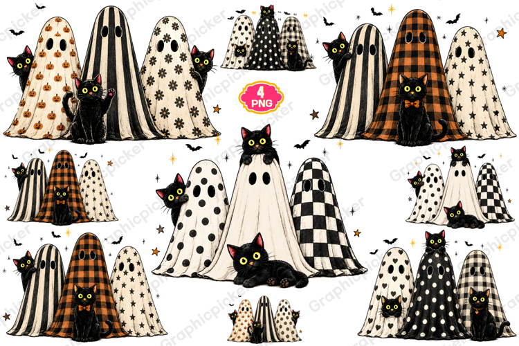 Retro Halloween PNG, Summerween Ghost Design, Spooky Season