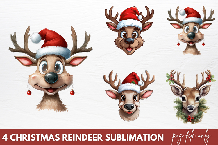 Christmas Reindeer Clipart Image 17