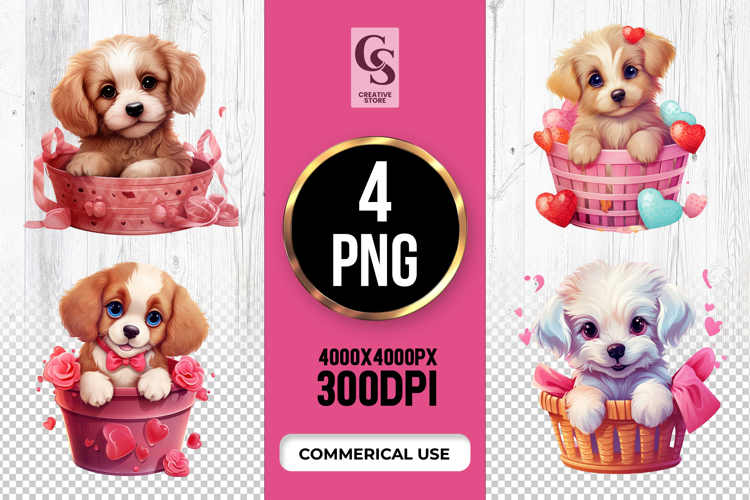 Cute Puppy Clipart Image 2