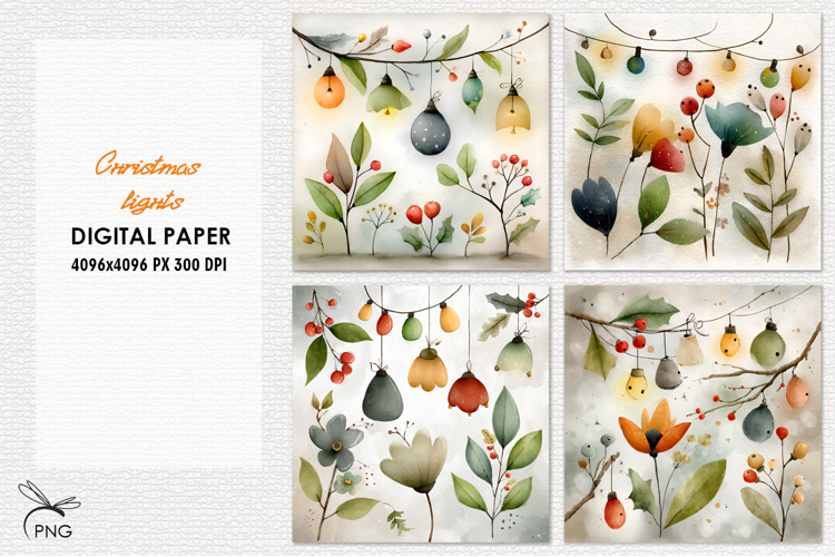 Christmas Watercolor Clipart Image 22