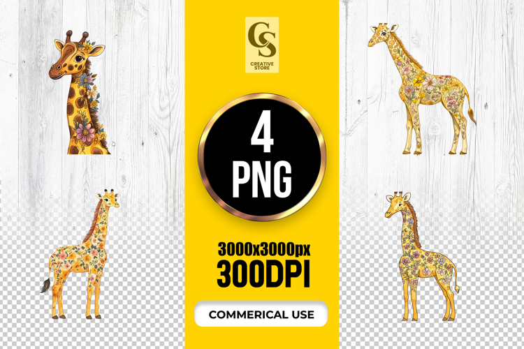 Giraffe Clipart Image 2