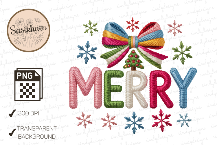 Latch Hook Yarn Crochet Merry Christmas