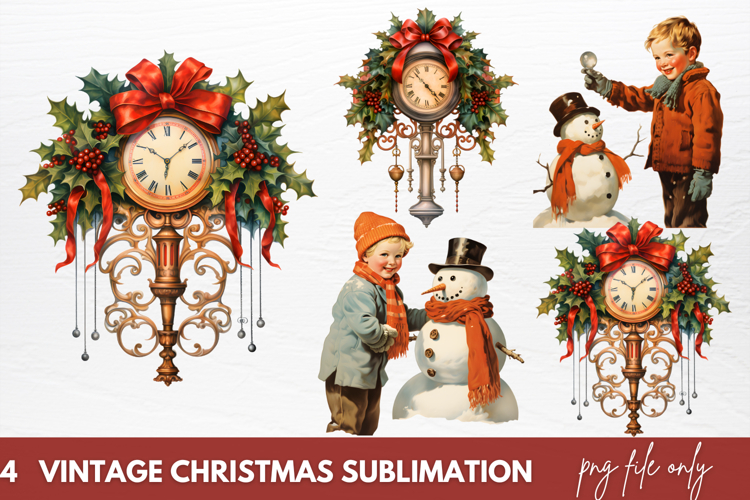 Vintage Christmas Clipart Image 18