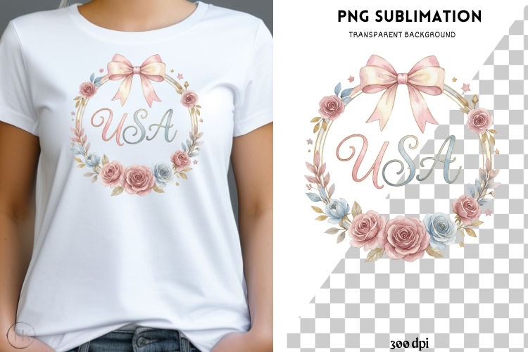 4th July png design for T-shirts