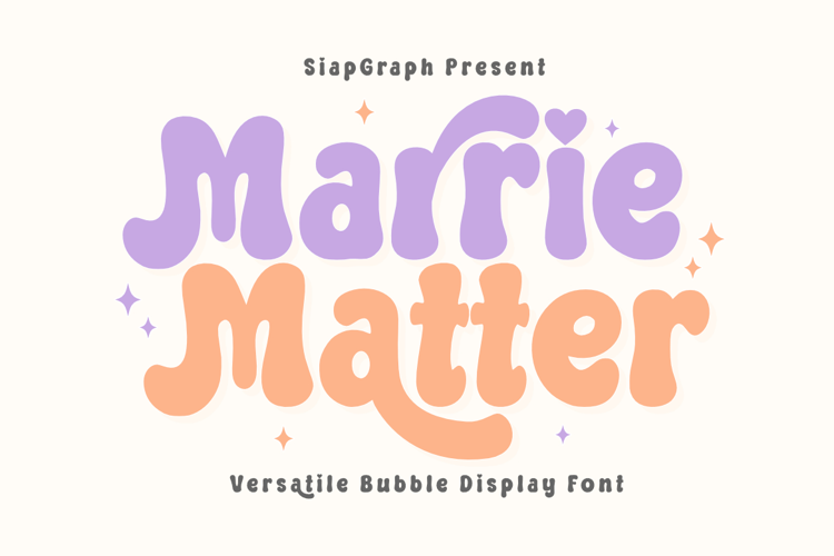 Marrie Matter - Retro Groovy Font