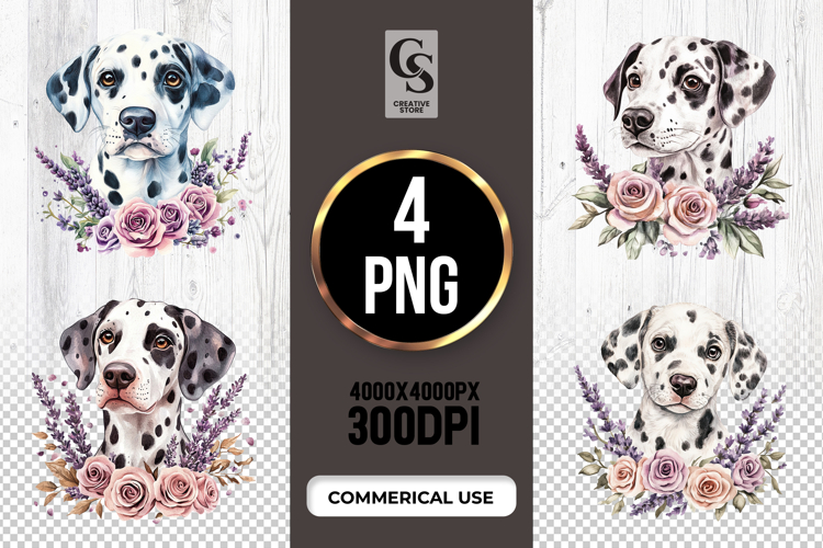 Dalmatian Clipart Image 15