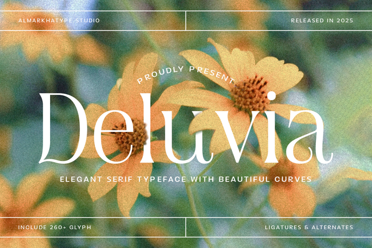 Deluvia - Elegant Serif Typeface
