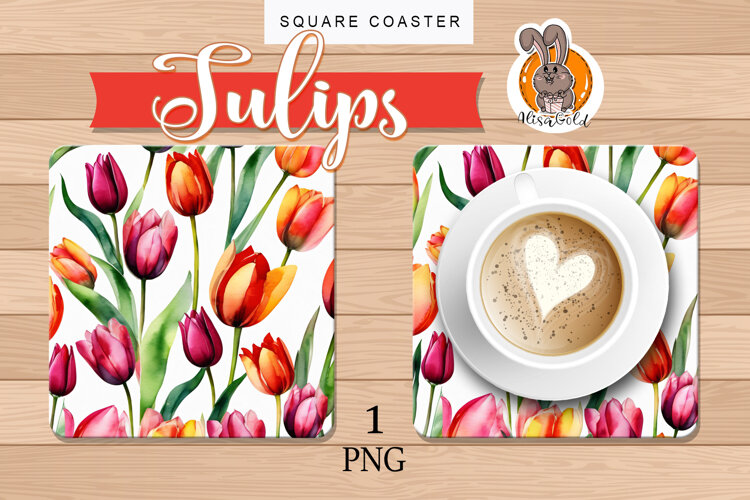 tulips bouquet, stand for hot example image 1