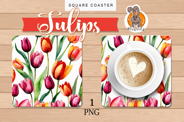 tulips bouquet, stand for hot