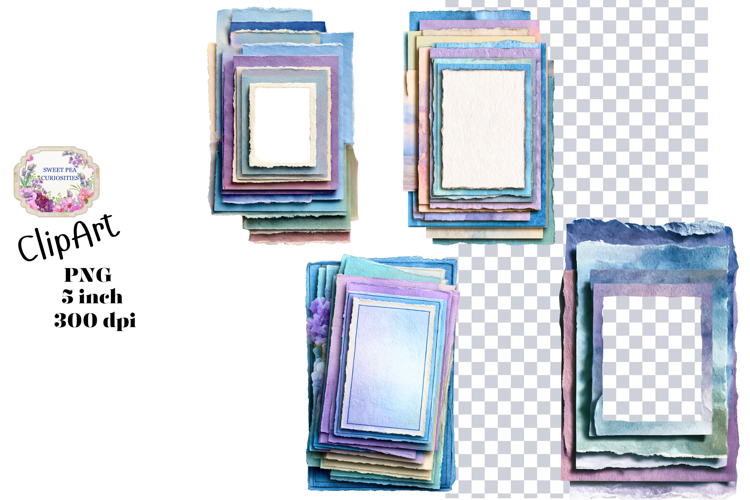 Paper, Cluster, Ephemera, PNG, Junk Journal, clipart