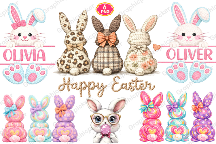 Bunny Embroidery Image 11