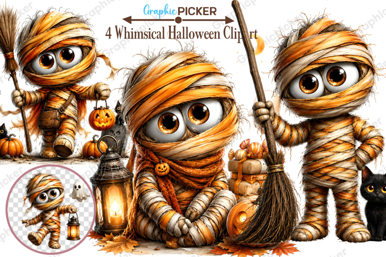 Vintage Pumpkin Clipart Image 16