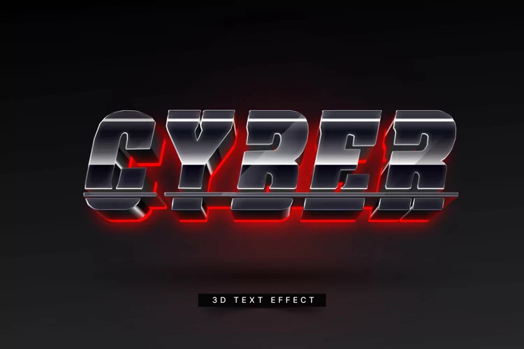 Editable Text Effect for Illustrator. Vector Graphic styles
