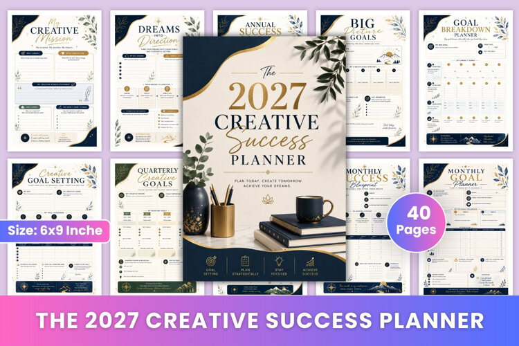 The 2027 Creative Success Planner example image 1