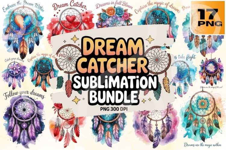 Catch the Magic Dream Catcher Quotes & Boho PNG Pack
