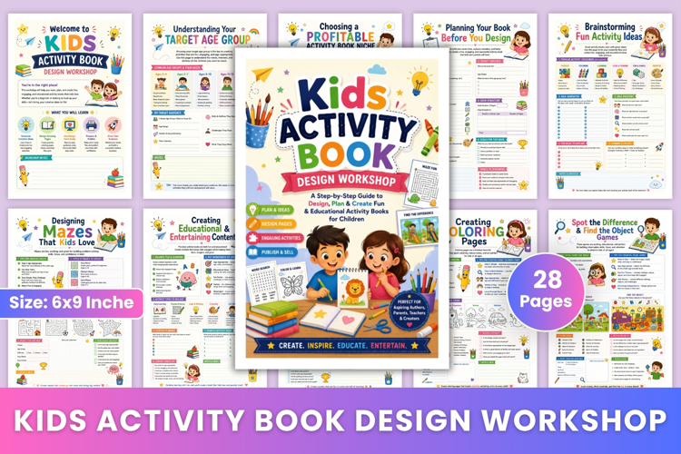 Kids Activity Book Design Workshop