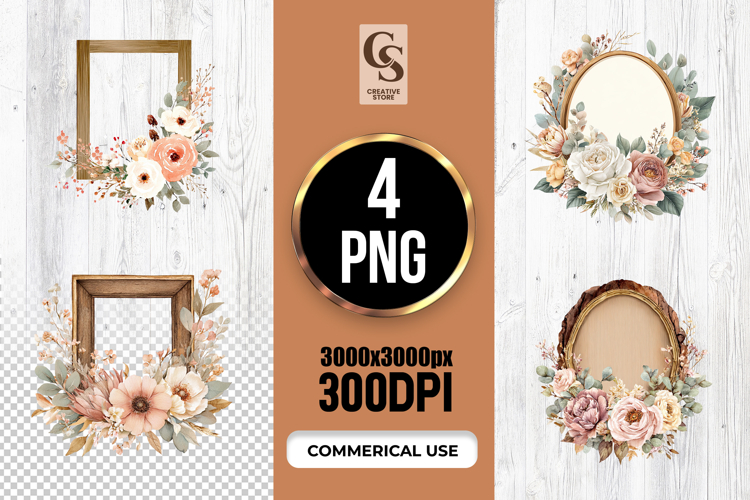 Floral Border Png Image 2