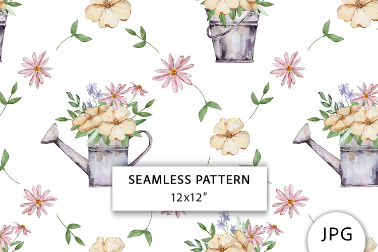 Floral Seamless Pattern, Digital Paper
