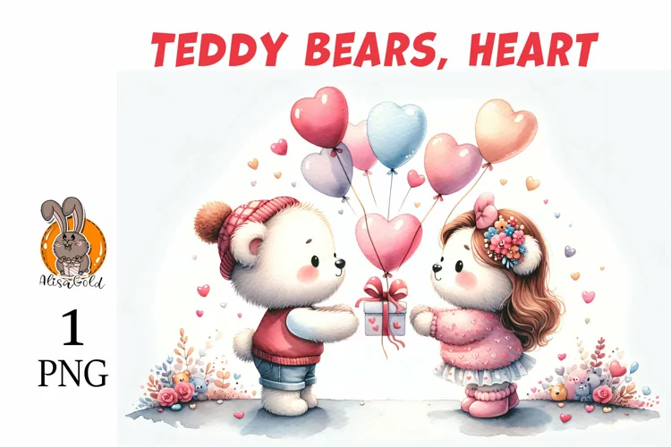 bears and a heart