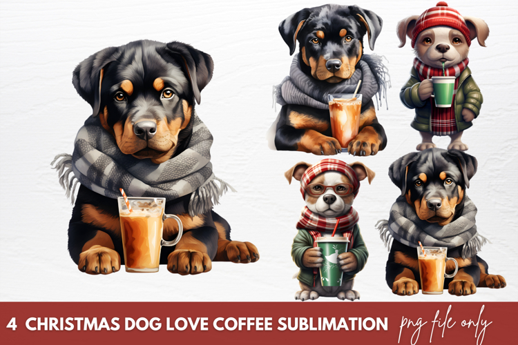 Christmas Dog Clipart Image 23