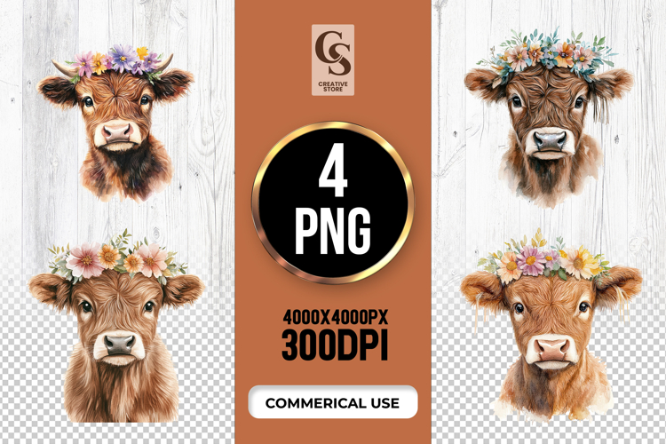 Cow Head Clipart Image 10