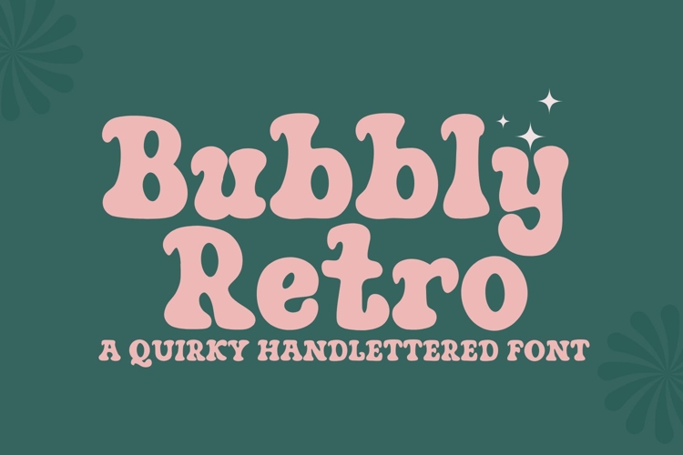 Bubbly Retro - A Groovy Vintage Handlettered Font