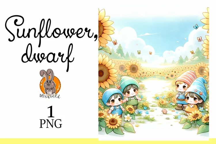 Gnome sunflower