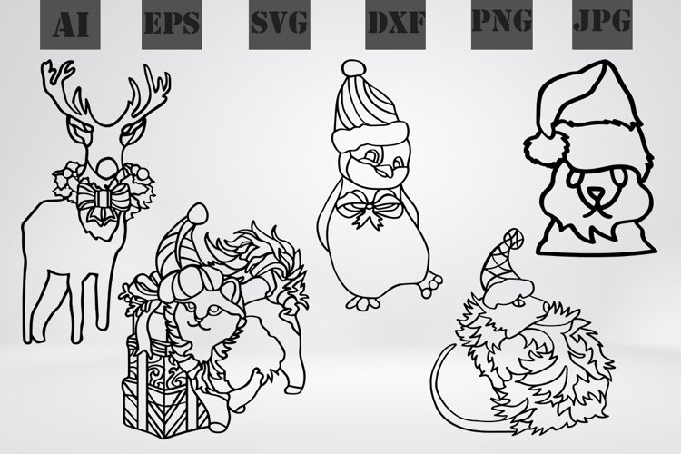 Cat Christmas Svg Image 13