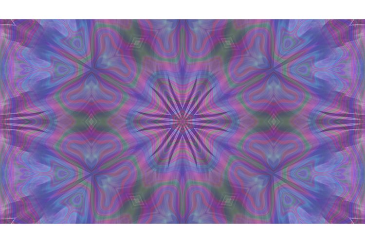 Abstract multicolored symmetrical kaleidoscope background