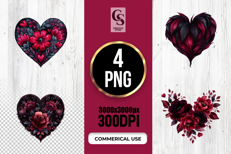 Red Heart Png Image 20