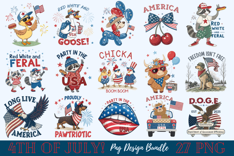 4th Of July Cartoon Image 20