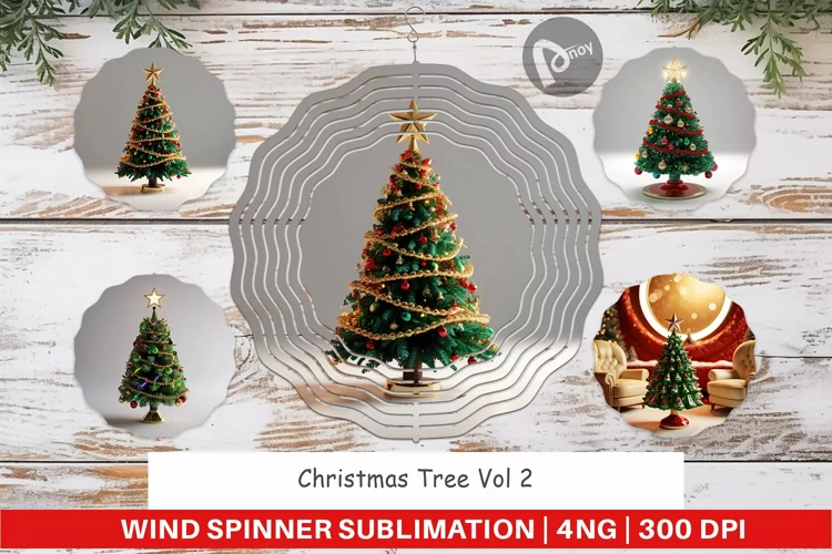 Wind Spinner Christmas Tree