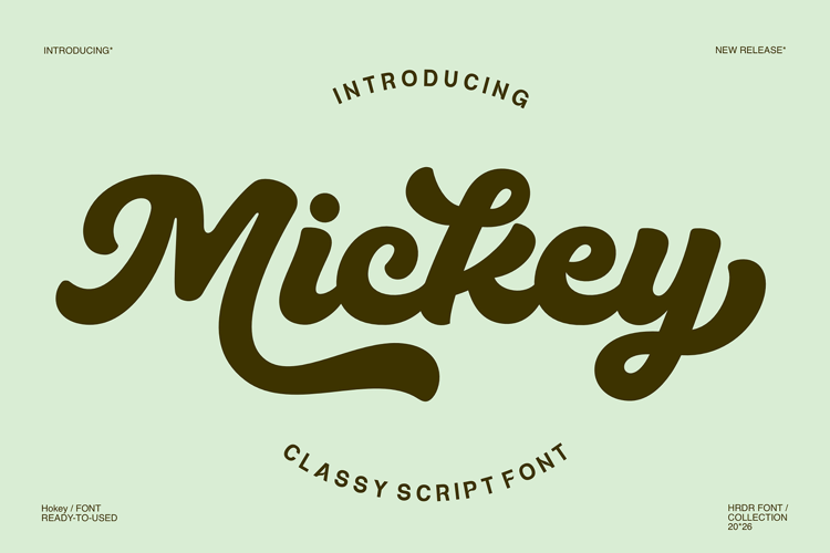Mickey - Classy Script Font