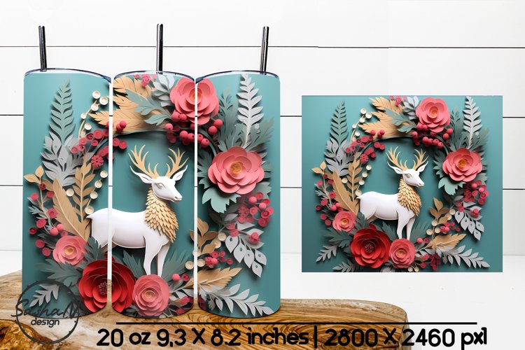 Christmas Tumbler Wrap Image 6