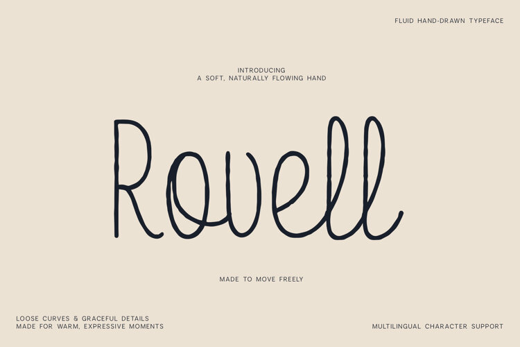 Rowell Handwritten Font for Logos and Quotes example image 1