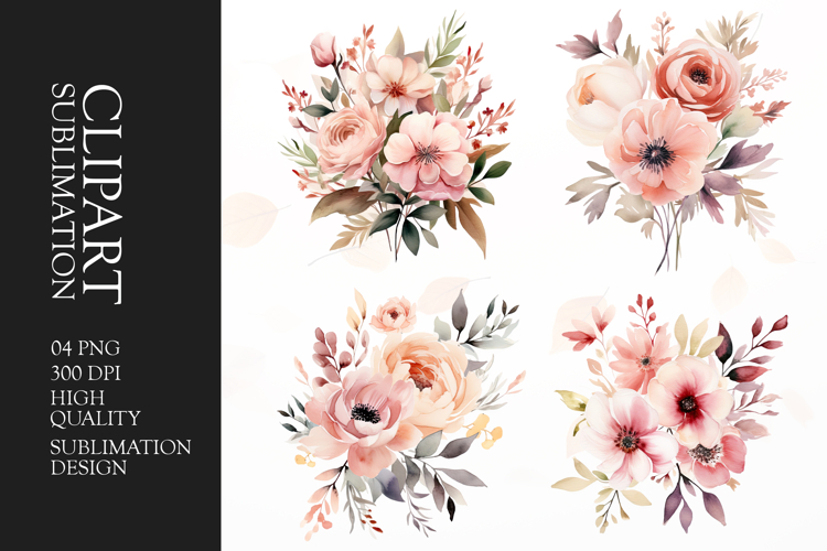 Flower Bouquet Clipart Image 17