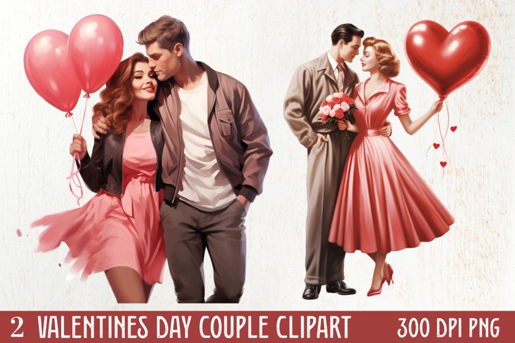 Valentines Day Couple Clipart, Valentines Clipart