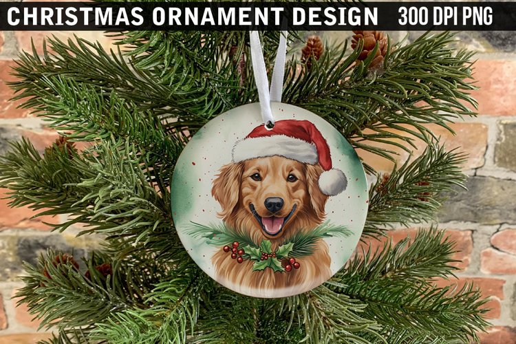 Christmas Ornament Sublimation PNG Design