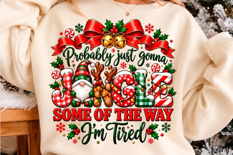 Probably Just Gonna Jingle Christmas Shirt Design example image 1