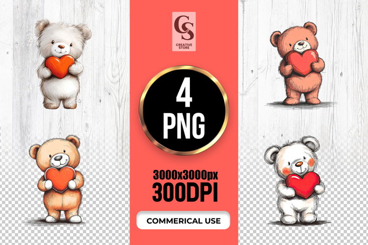 Cute Bear Clipart Image 3