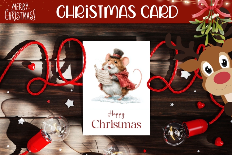 Christmas Card Template Image 4