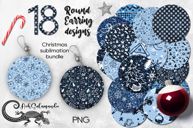 Christmas Ornament Sublimation Designs Image 11