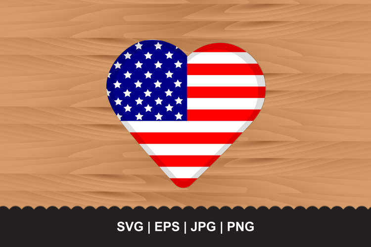 American Flag Vector Image 3
