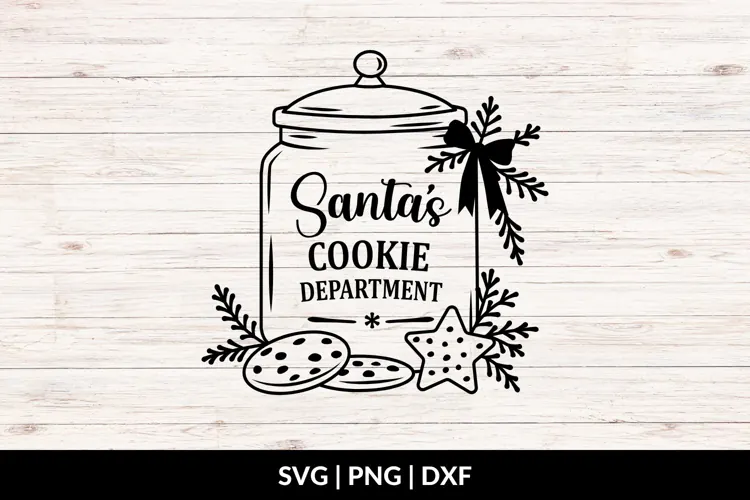 Christmas Cookie SVG, Christmas Kitchen SVG, Baking Cut File