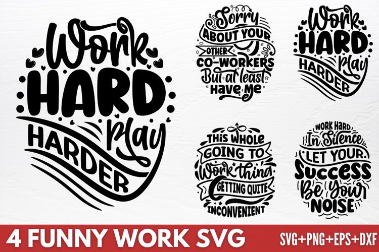 Funny Work SVG example image 1