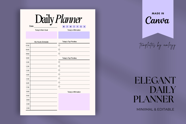 Daily Digital Planner Templates Image 2