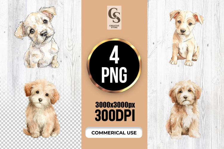 Cute Puppy Clipart Image 9