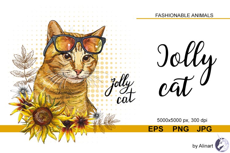 Cat Vector Image 14