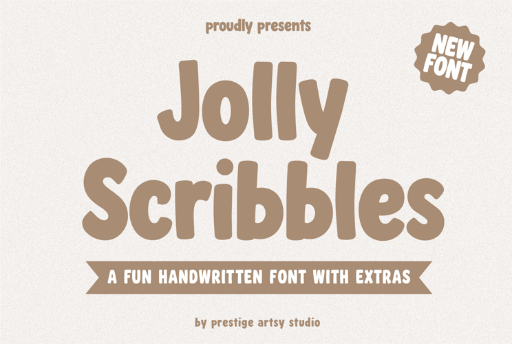 Jolly Scribbles A Fun Handwritten Font