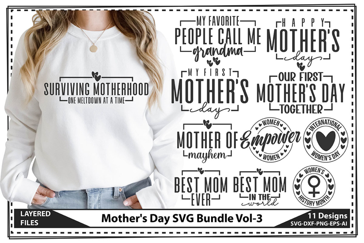 Mothers Day SVG Bundle, Mom Svg , Family Svg